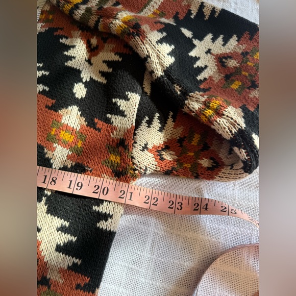 EUC Lucky Brand fair isle open cardigan sz Medium - Picture 3 of 16